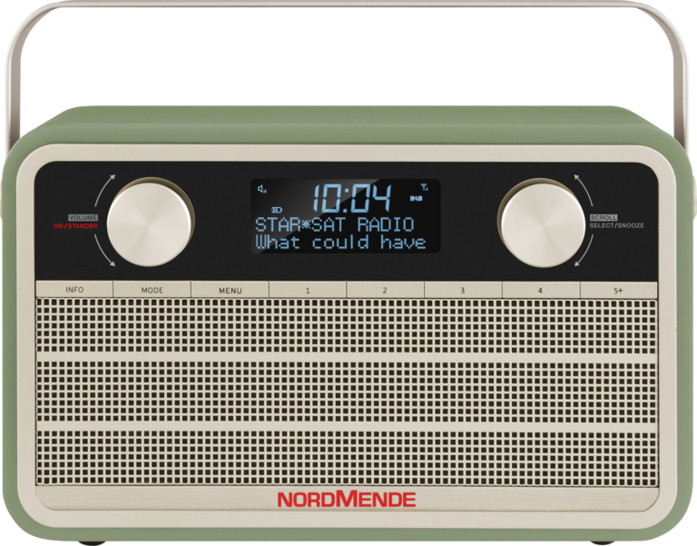 TechniSat Nordmende DAB+ Transita 120 Digitalradio im Retrolook mit 24
