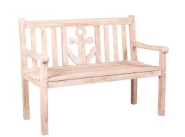 Gartenbank Anker Teak Ice Flower