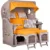 Strandkorb Amrum Mahagoni washed grey PE koboo grey Dessin 586