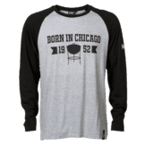 Langarmshirt Unisex "Born in Chicago"