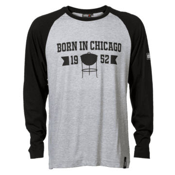 Langarmshirt Unisex "Born in Chicago"