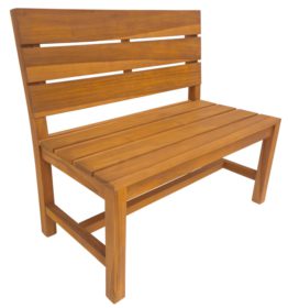 Gartenbank Lewes Teak 100 cm ohne Armlehnen
