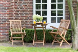 Gartenmöbelset Teak Sessel Andover & Tisch Porton