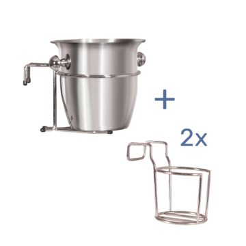 Zubehörset Becherhalter und Champagnerkühler