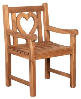 Gartensessel Herz Teak
