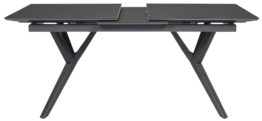 Ausziehtisch Valor 160/210 x 90 cm dark grey Aluminium
