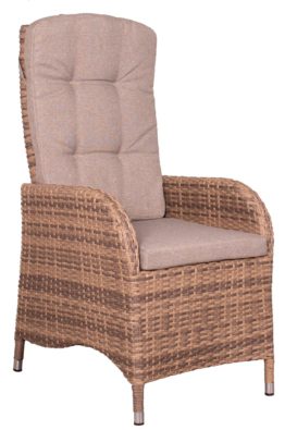 Relaxsessel Juan Dining 8mm spotted brown inkl. Kissen